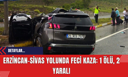 Erzincan-Sivas Yolunda Feci Kaza: 1 Ölü 2 Yaralı