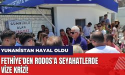 Fethiye'den Rodos'a seyahatlerde vize krizi!