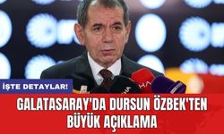 Galatasaray'da Dursun Özbek'ten büyük açıklama