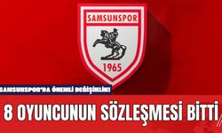Samsunspor'da Önemli Değişiklik! 8 Oyuncunun Sözleşmesi Bitti