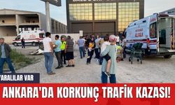 Ankara'da Korkunç Trafik Kazası! Yaralılar Var