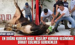 Diyanet Açıkladı! En Doğru Kurban Nasıl Kesilir? Kurban Kesiminde Dikkat Edilmesi Gerekenler