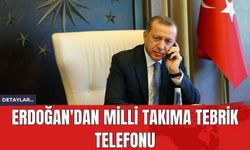 Erdoğan'dan Milli Takıma Tebrik Telefonu