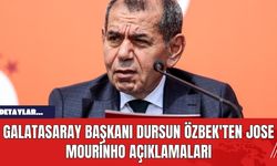 Galatasaray Başkanı Dursun Özbek'ten Jose Mourinho Açıklamaları