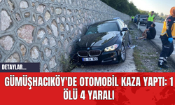 Gümüşhacıköy'de Otomobil Kaza Yaptı: 1 Ölü 4 Yaralı