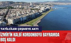 İzmir'in kalbi Kordonboyu bayramda boş kaldı
