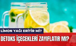 Limon yağı eritir mi? Limon ve detoks içecekleri zayıflatır mı?