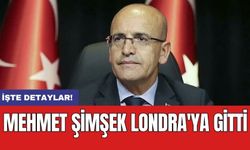 Mehmet Şimşek Londra'ya gitti