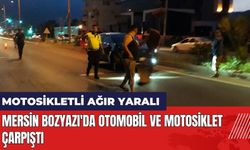 Mersin Bozyazı'da otomobil ve motosiklet çarpıştı