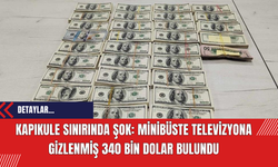 Kapıkule Sınırında Şok: Minibüste Televizyona Gizlenmiş 340 Bin Dolar Bulundu