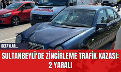 Sultanbeyli'de Zincirleme Trafik Kazası: 2 Yaralı
