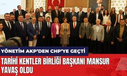 Tarihi Kentler Birliği Başkanı Mansur Yavaş oldu