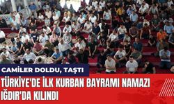 Türkiye'de ilk Kurban Bayramı namazı Iğdır'da kılındı