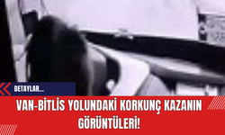 Van-Bitlis yolundaki korkunç kazanın görüntüleri!