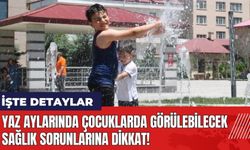 Yaz aylarında çocuklarda görülebilecek sağlık sorunlarına dikkat!