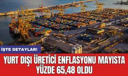 Yurt dışı üretici enflasyonu mayısta yüzde 65,48 oldu