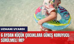6 aydan küçük çocuklara güneş koruyucu sürülmeli mi?