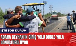 Adana Ceyhan'ın giriş yolu duble yola dönüştürülüyor