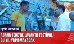 Adana Feke'de Lavanta Festivali bu yıl yapılmayacak