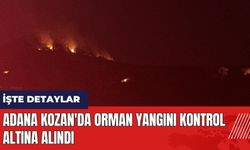 Adana Kozan'da orman yangını kontrol altına alındı