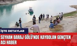 Adana Seyhan Baraj Gölü'nde kaybolan gençten acı haber