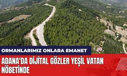 Adana'da dijital gözler yeşil vatan nöbetinde