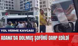 Adana’da dolmuş şoförü darp edildi