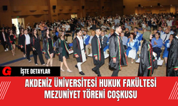 Akdeniz Üniversitesi Hukuk Fakültesi Mezuniyet Töreni Coşkusu