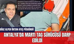 Antalya’da Martı TAG sürücüsü darp edildi! İşte o anlar