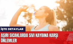 Aşırı sıcaklarda sıvı kaybına karşı önlemler