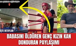 Babasını öld*ren genç kızın k*n donduran paylaşımı