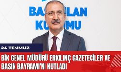 BİK Genel Müdürü Erkılınç Gazeteciler ve Basın Bayramı'nı kutladı