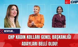CHP Kadın Kolları Genel Başkanlığı Adayları Belli Oldu