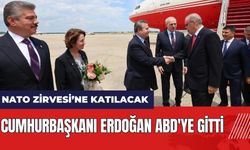 Cumhurbaşkanı Erdoğan NATO Zirvesi için ABD'ye gitti