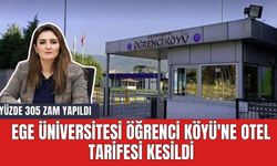 Ege Üniversitesi Öğrenci Köyü'ne Otel Tarifesi Kesildi