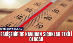 Eskişehir'de kavuran sıcaklar etkili olacak