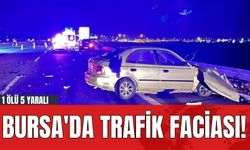 Bursa'da Trafik Faciası! 1 Ölü 5 Yaralı