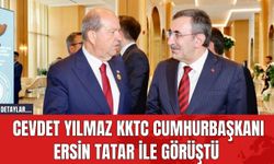 Cevdet Yılmaz KKTC Cumhurbaşkanı Ersin Tatar İle Görüştü