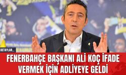 Fenerbahçe Başkanı Ali Koç İfade Vermek İçin Adliyeye Geldi