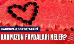 Karpuzun faydaları neler? Karpuzlu sorbe tarifi