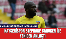 Kayserispor Stephane Bahoken ile yeniden anlaştı