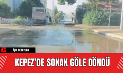 Kepez’de Sokak Göle Döndü