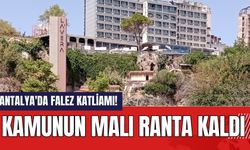 Antalya'da Falez Katliamı! Kamunun Malı Ranta kaldı