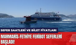 Marmaris-Fethiye feribot seferleri başladı! Sefer saatleri ve bilet fiyatları