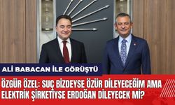 Özgür Özel: Suç bizdeyse özür dileyeceğim ama elektrik şirketiyse Erdoğan dileyecek mi?
