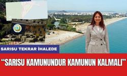 Sarısu İhalesi Yeniden! "Sarısu Kamuda Kalmalı"