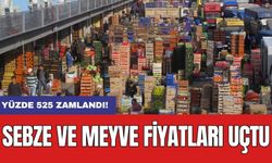 Sebze ve meyve fiyatları uçtu