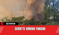 Serik'te Yine Orman Yangını