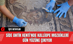 Side Antik Kenti'nde Kalliope Mozaikleri Gün Yüzüne Çıkıyor