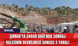 Şırnak'ta Gabar Dağı'nda Sondaj Kulesinin Devrilmesi Sonucu 3 Yaralı